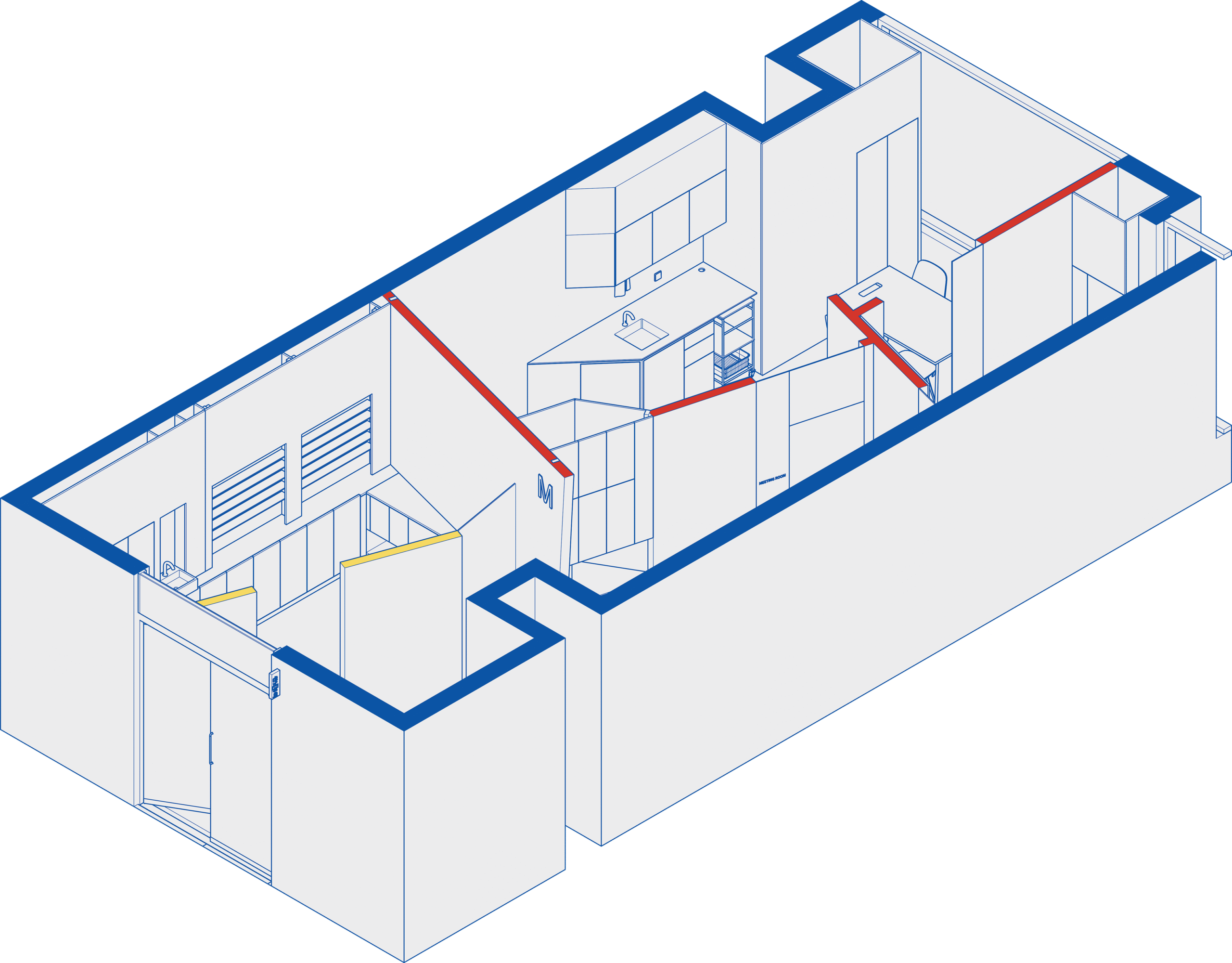 Conception intérieure d’un studio de beauté – vue d’ensemble du design d’espace